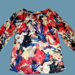 Alfani Multi Color Blouse
